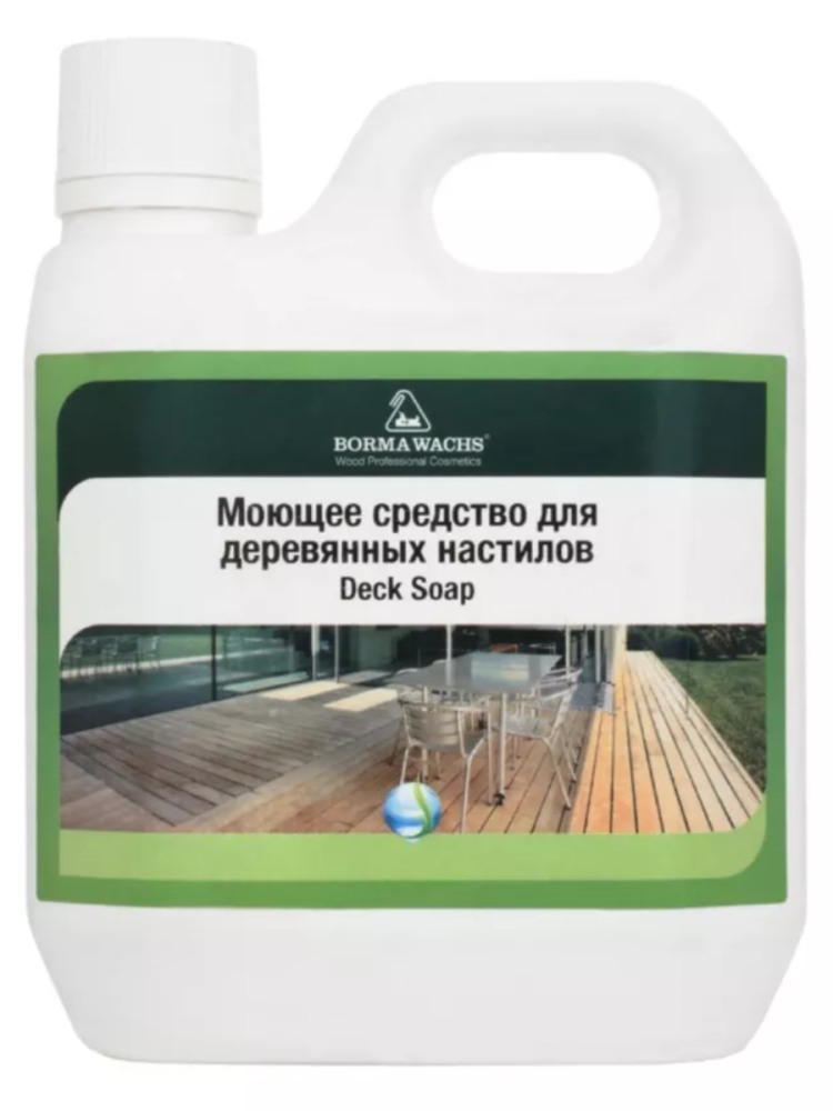 Моющее средство для деревянных настилов Borma Wachs DECK SOAP 1 литр
