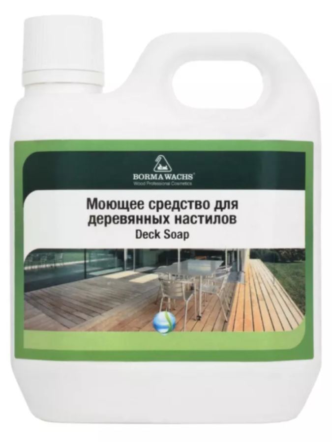 Моющее средство для деревянных настилов Borma Wachs DECK SOAP 1 литр